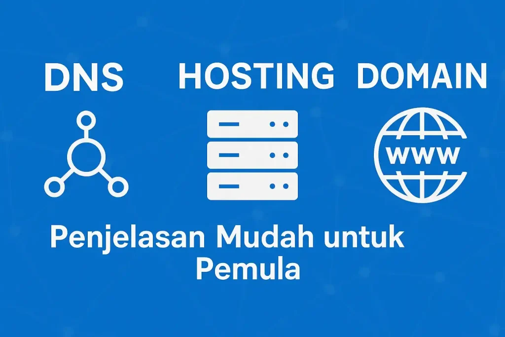 Apa Itu DNS, Hosting, dan Domain Penjelasan Mudah untuk Pemula