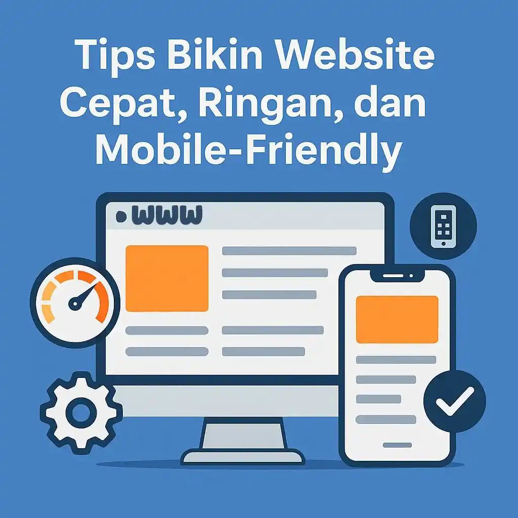 Tips Bikin Website Cepat, Ringan, dan Mobile-Friendly
